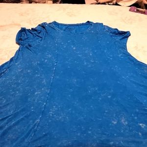 Torrid super soft knit tye dye dress blue 3X